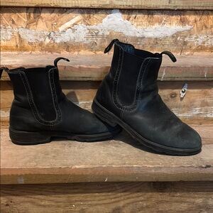 Blundstone Black Chelsea Boots Elastic Slip-On